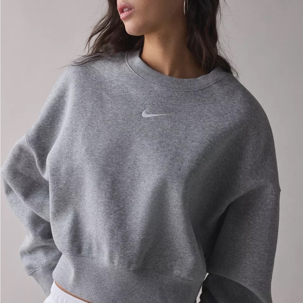 Nike Phoenix Fleece Over-Oversized Crew Neck Pullover Sweatshirt